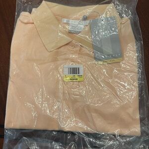Nike Peach DriFit Short Sleeve Polo
